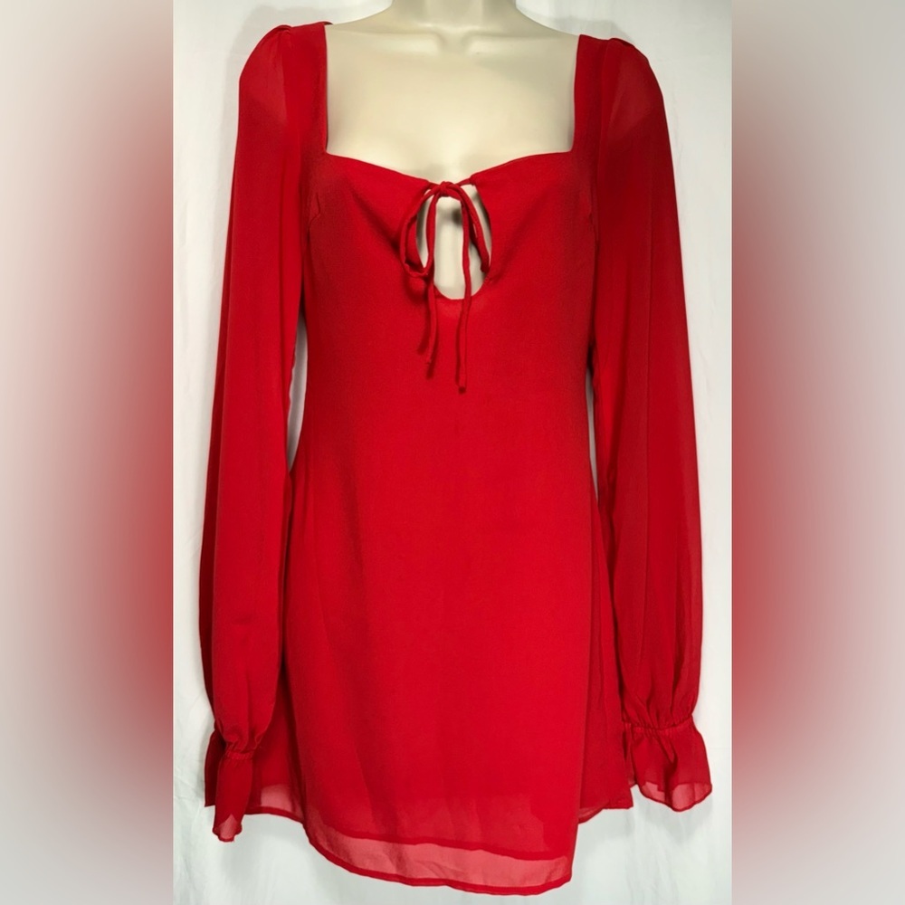 PRINCESS POLLY Long Sleeve Mini Dress - Picture 2 of 4